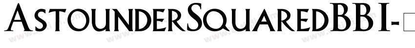 AstounderSquaredBB I字体转换